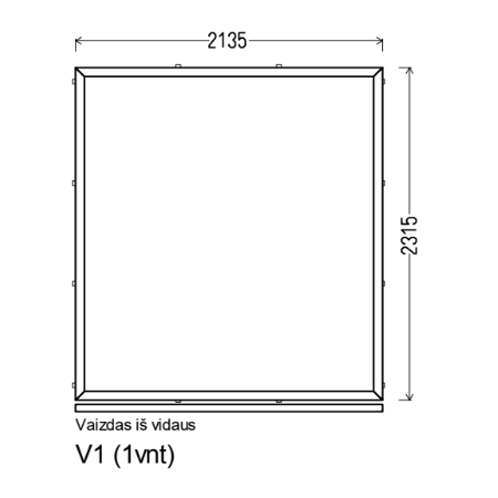 Vitrina 2135x2315